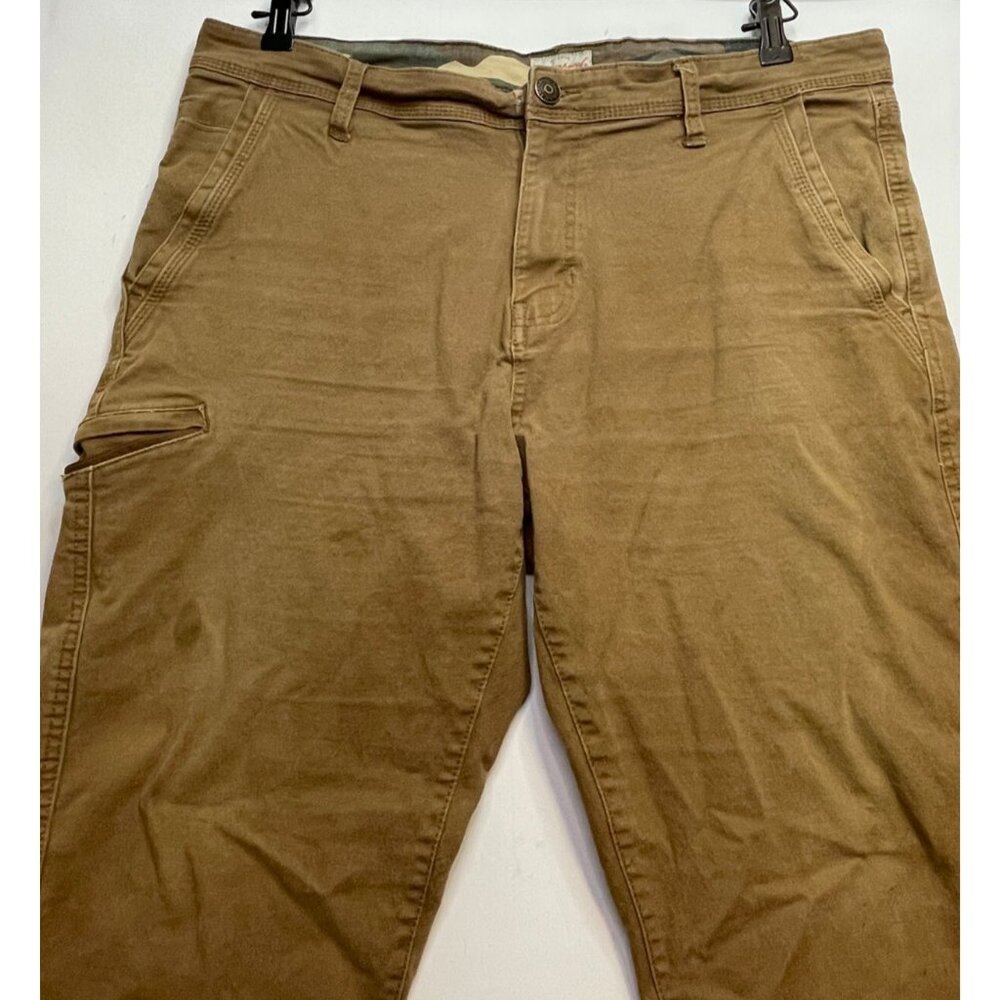 Weatherproof Vintage jeans mens 36 x 30 relaxed fit brown work - Picture 2 of 12